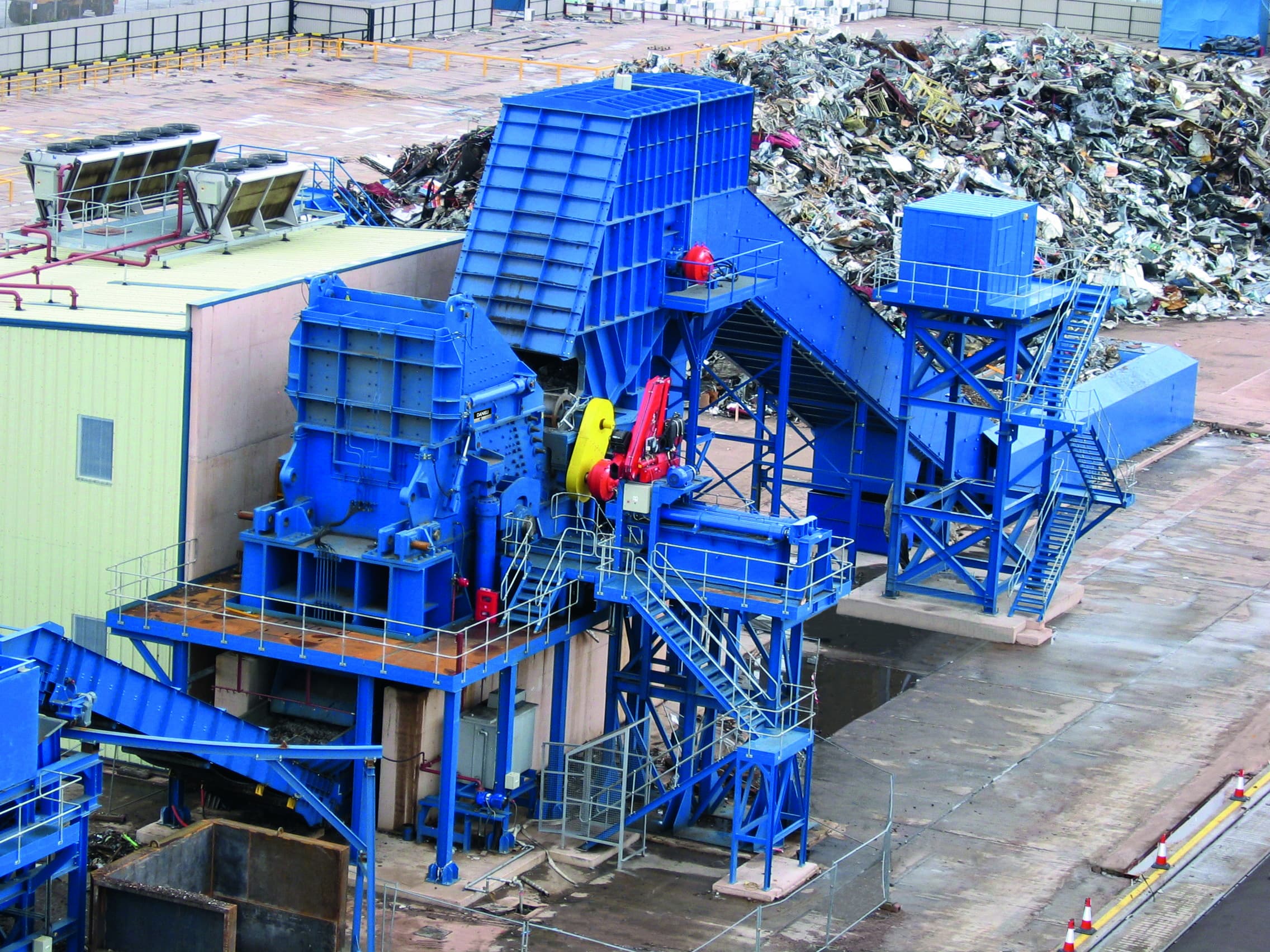 Machinery making energy from waste